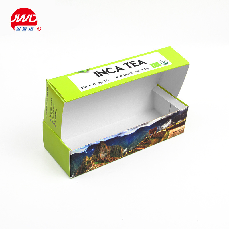 Customized printing gift paper tea bag packaging box