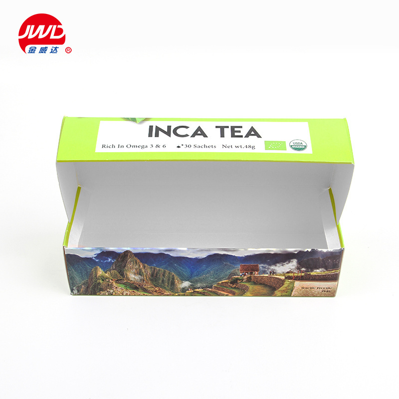 Customized printing gift paper tea bag packaging box