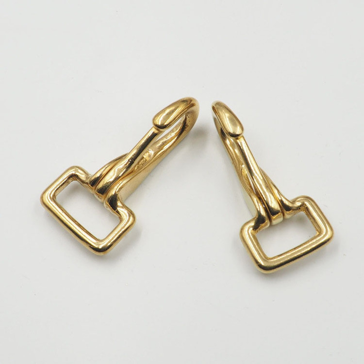 Wholesale custom dog snap hook buckle metal  trigger brass spring swivel lobster clasp snap hook