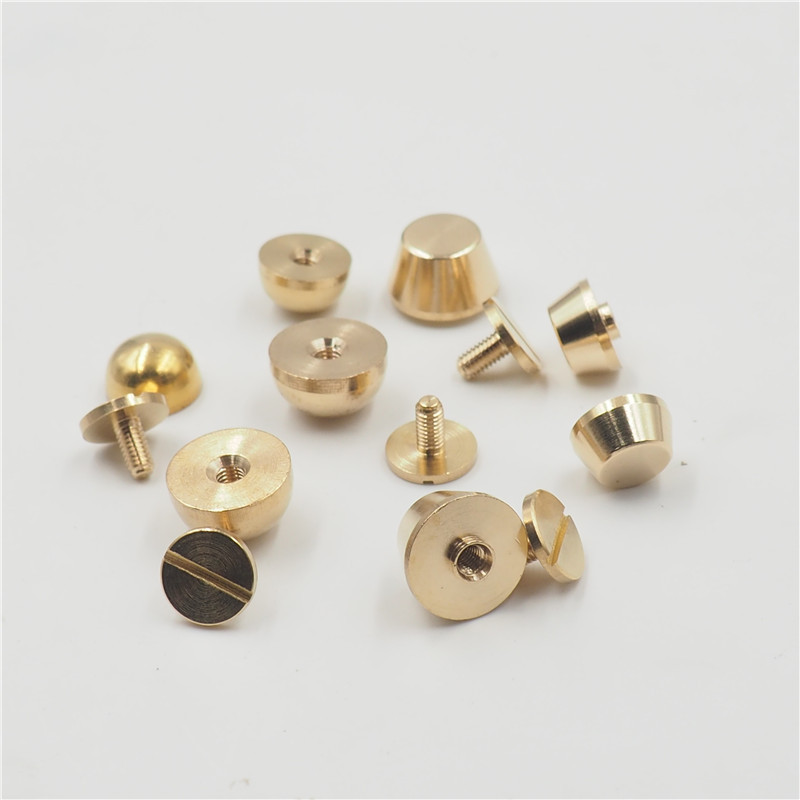 Wholesale Metal Screw Button Studs brass Rivet For Leather Bag