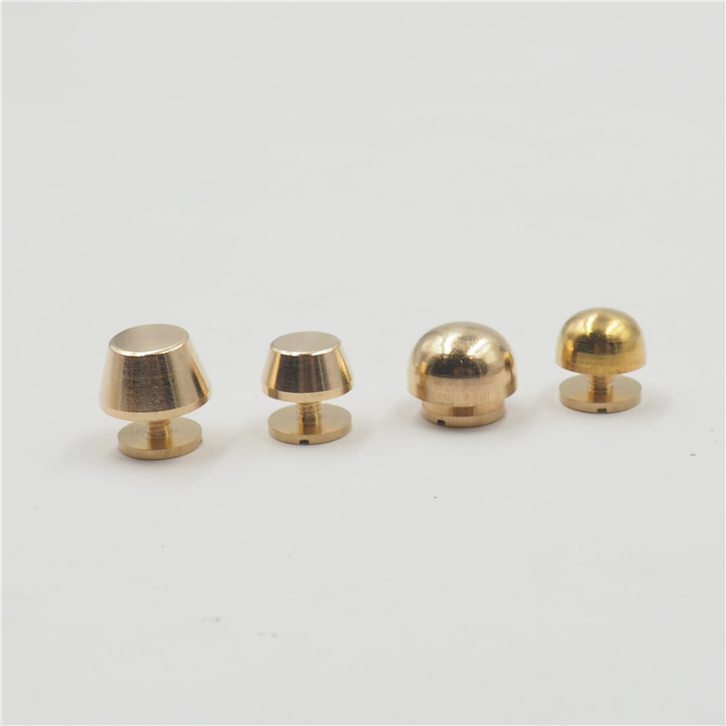 Wholesale Metal Screw Button Studs brass Rivet For Leather Bag