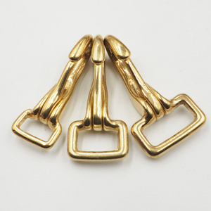 Wholesale custom dog snap hook buckle metal  trigger brass spring swivel lobster clasp snap hook