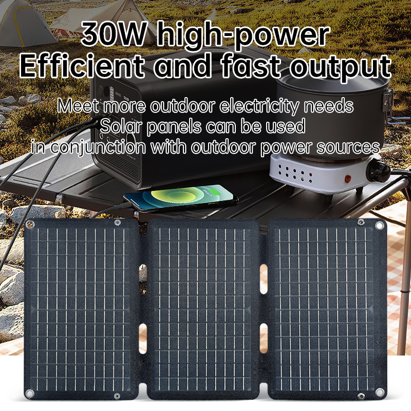 Solar panel 30 100 Watt 200W 300W 400W ETFE pliable portable Foldable Solar Panels