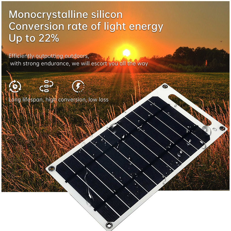 Mini solar panels 10 watt solar panel 10W  PERC mono solar panel USB Mobile Phone For Outdoor