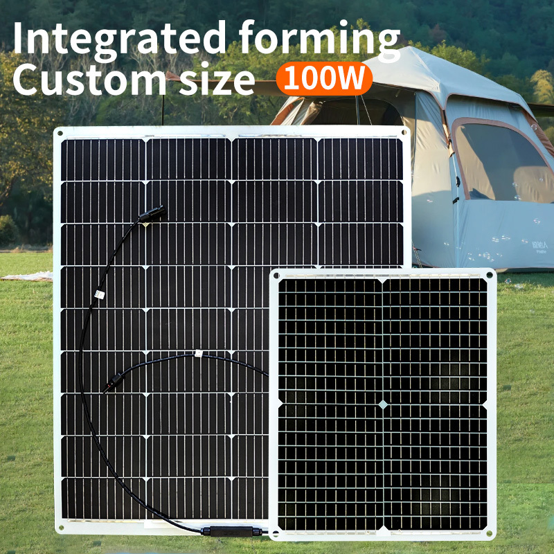 Portable 42V Solar Souple Etfe Semi Small 100 Watt Foldable 40W 100W 200W  Pv Flexible Solar Panels