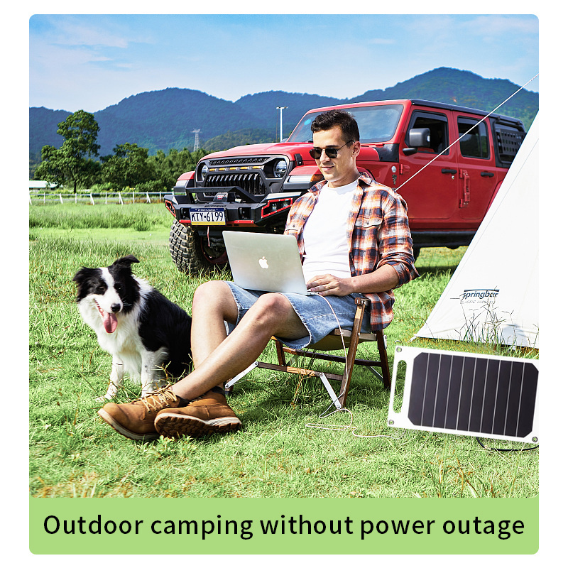 Mini solar panels 10 watt solar panel 10W  PERC ETFE mono solar panel USB Mobile Phone For Camping/Outdoor