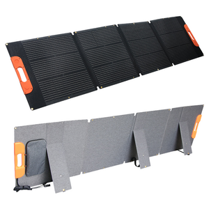 200W 240W Portable Solar Panel, Foldable & Durable, Complete with an Adjustable Kickstand Case, Waterproof IP68 for Outdoor