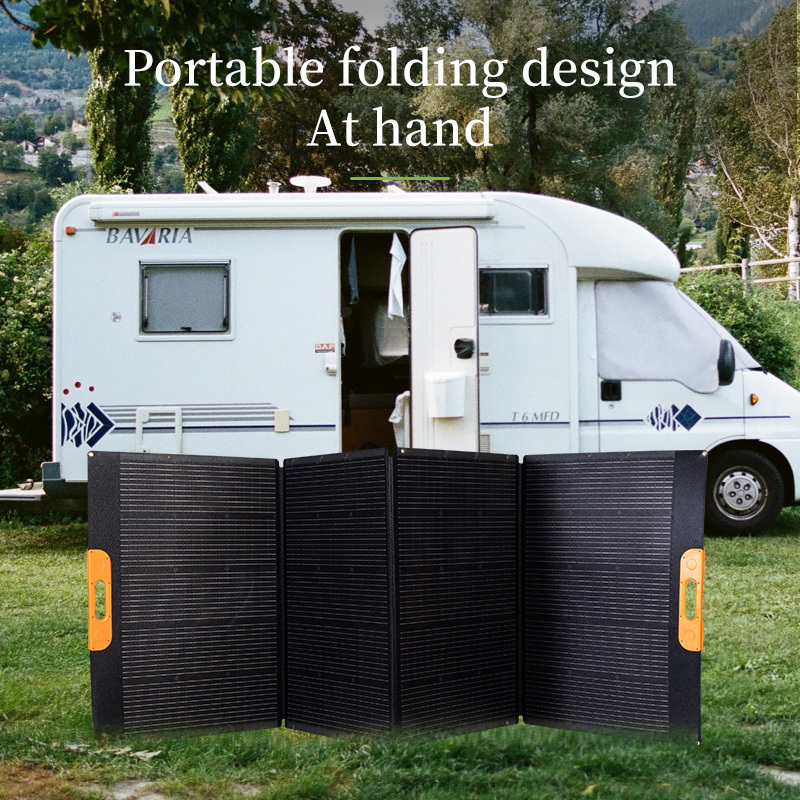 420W Solar Flexible Foldable Solar Panel For Camping Boat RV Travel Home Car