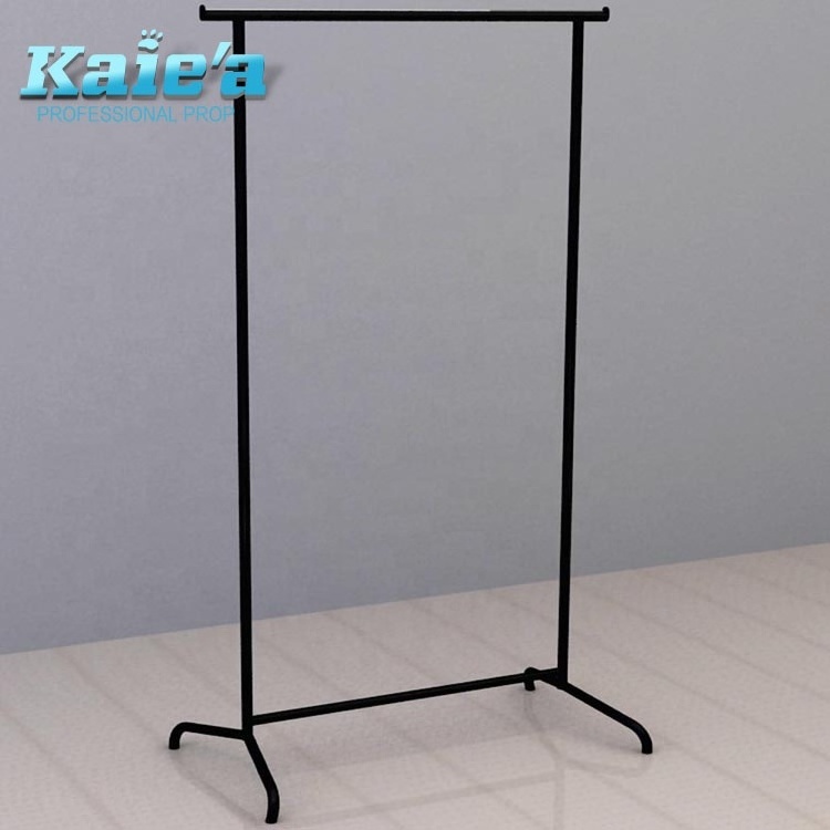 high glossy finished retail clothing metal shop fitting display rack