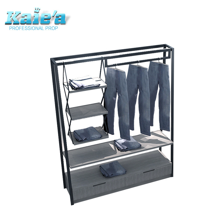 t shirt display racks/shirt display cabinet/shirt retail display rack