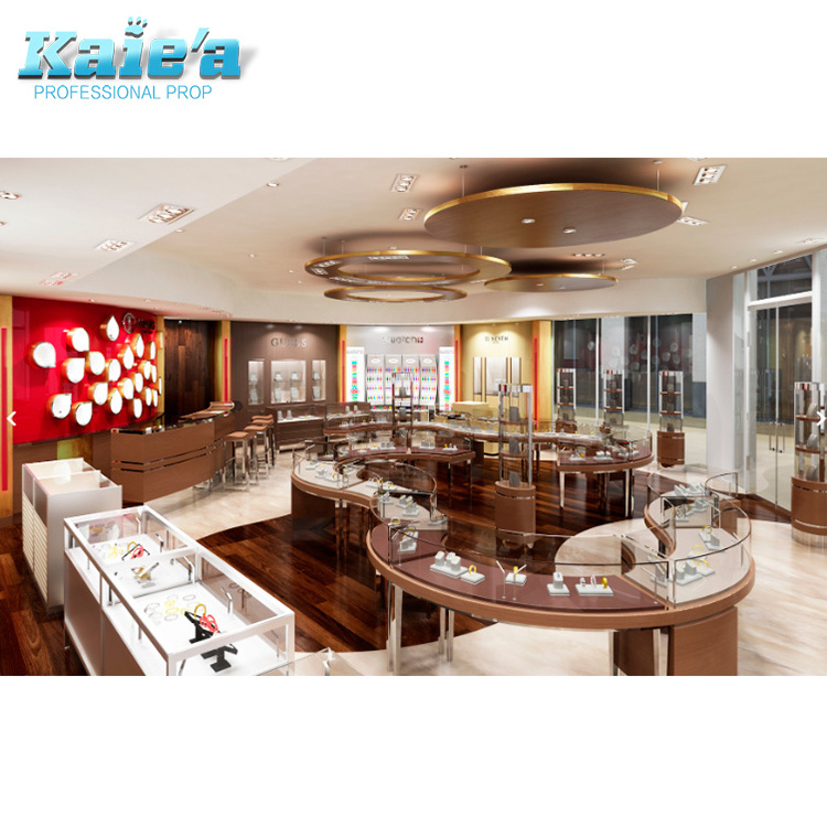 Modern Design Customized Jewellery Shop Furniture Jewelry Shop Interior Display Counter For Jewellery Shop Design