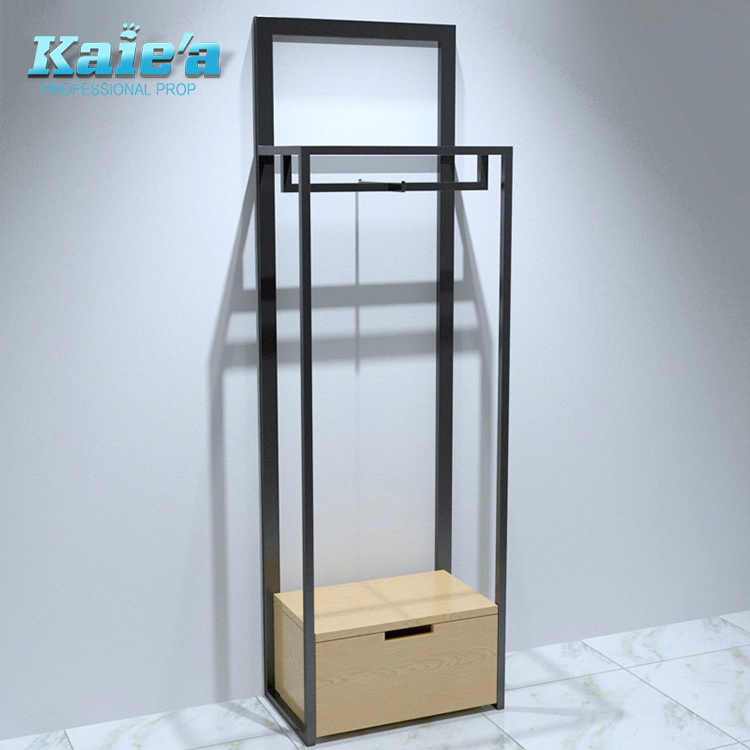 floor standing clothes rack