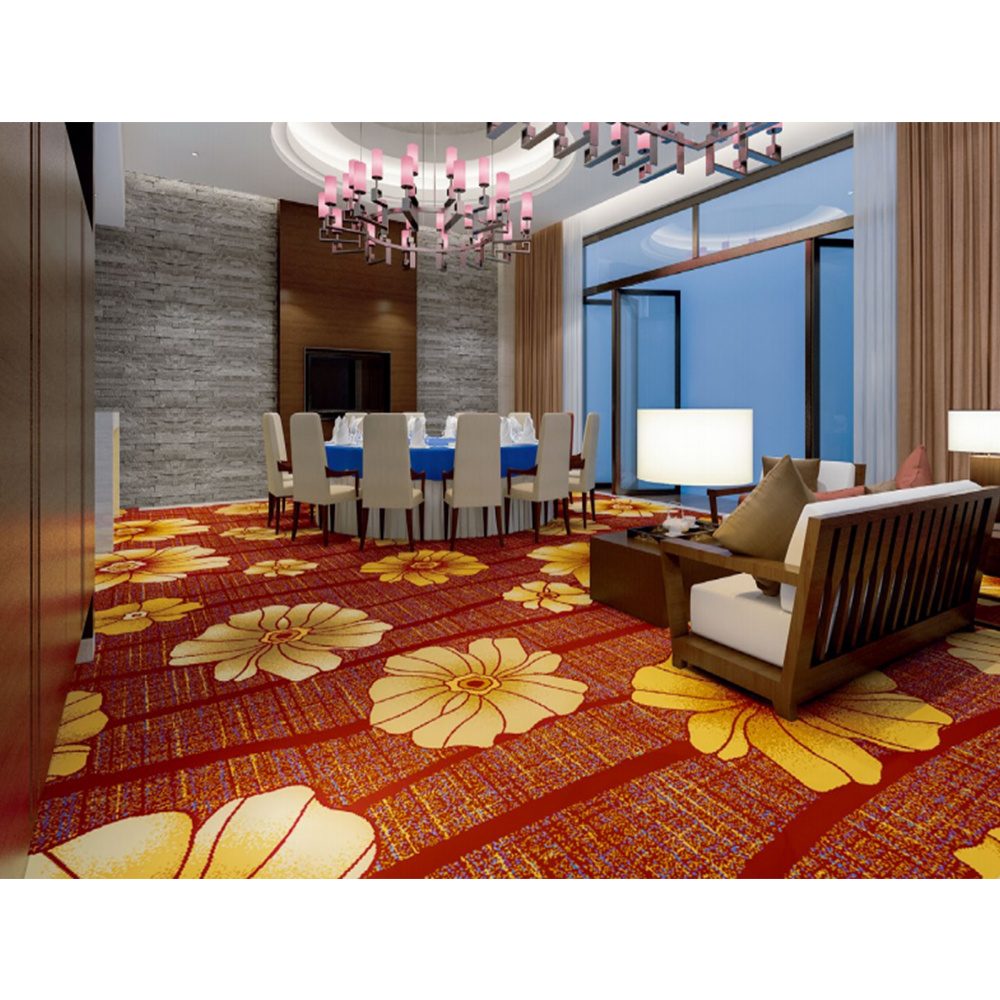 luxury hotel floor Axminster carpet for Lobby and banquet hall Carpet