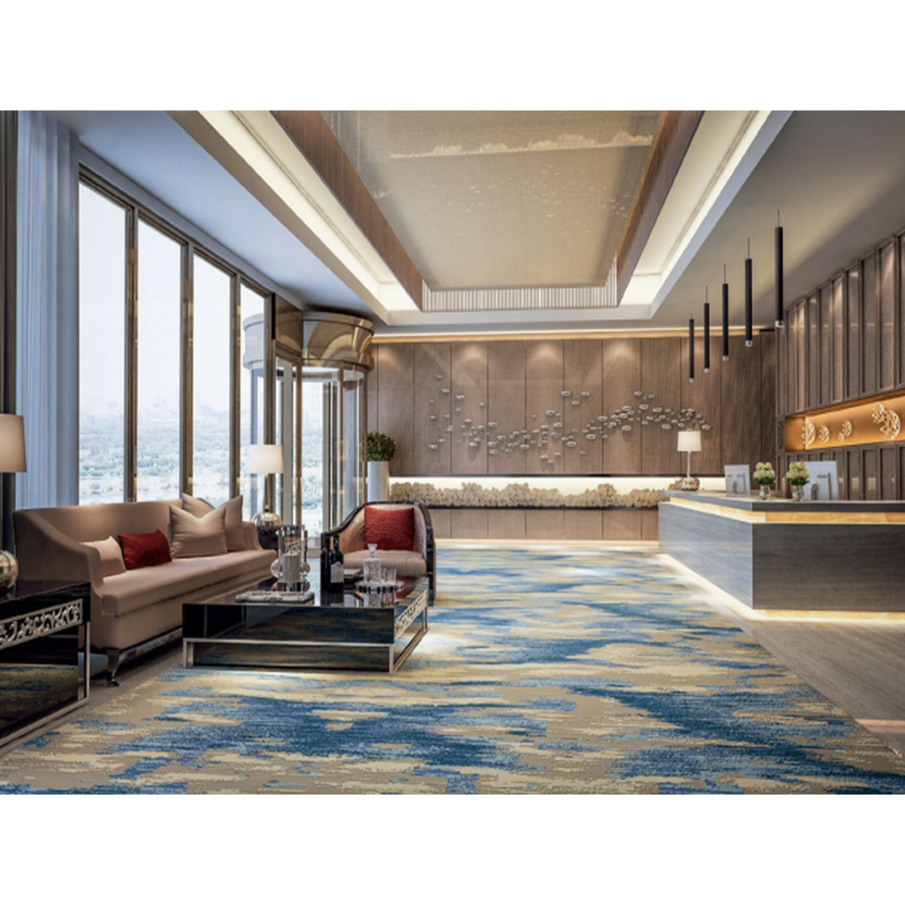 luxury hotel floor Axminster carpet for Lobby and banquet hall Carpet