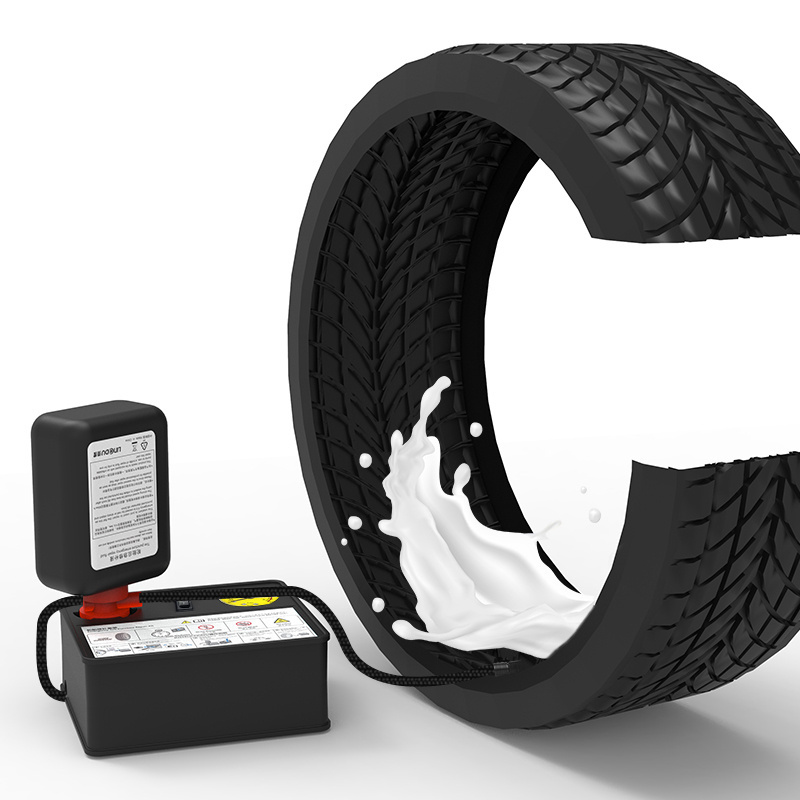 Car Accessories environment-friendly safety tire repair kit with inflation, car tire sealant, inflator sealer