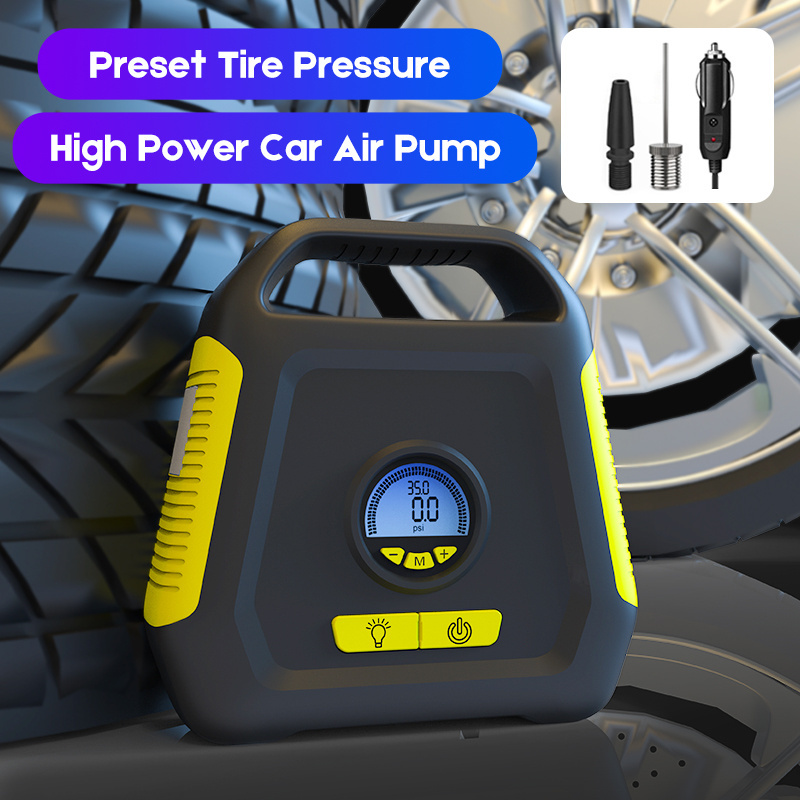 Car pump tyre portable auto vehicle electronic Car hand pump tire compressor 12v bicycle Air Inflator Cars