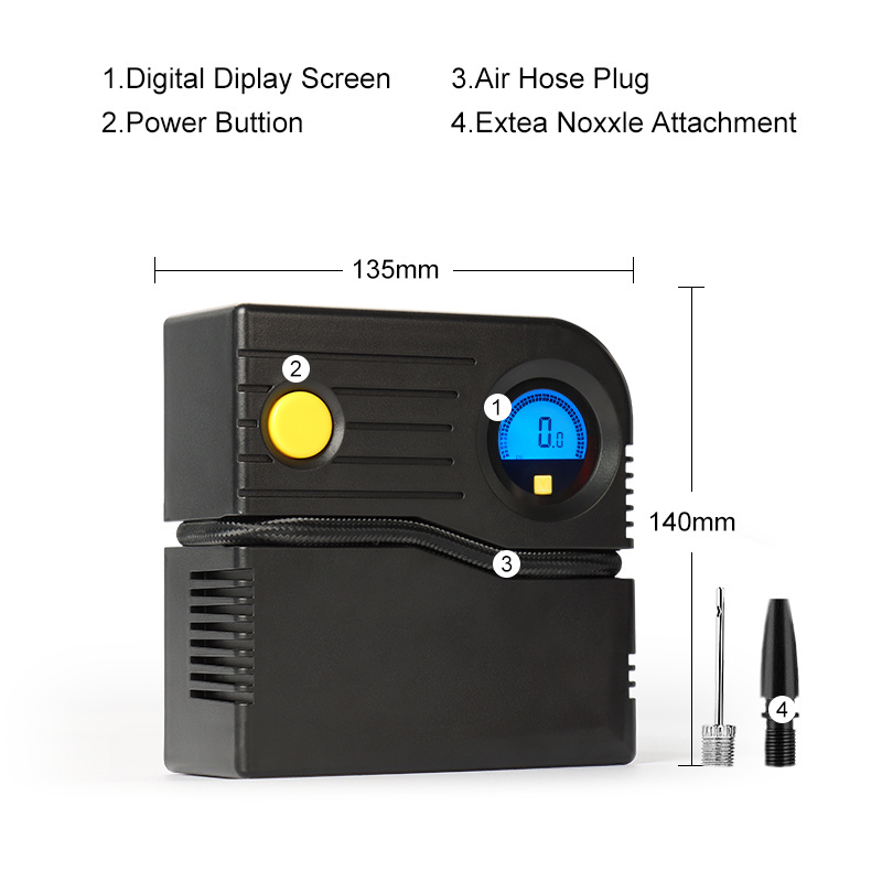 air pump automatic electronic hailea ballon car electric vehicle-mounted mi tiny resun lp 100 tire compressor 12v intex air pump