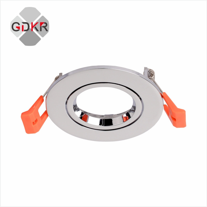 GUPO Aluminum Easy To Install Front Opening Led Ceiling Light GU10 Lampshade MR16 Led Ceiling Spotlight Lamp Frame