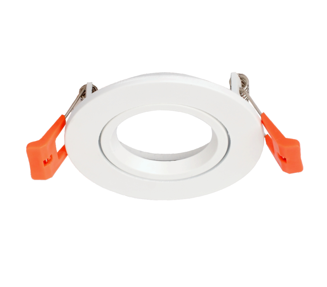 GUPO Cutout 75mm Easy To Install Front Opening Led Ceiling Light GU10 Lampshade MR16 Led Ceiling Downlight Lamp Frame