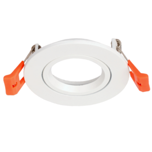 GUPO Cutout 75mm Easy To Install Front Opening Led Ceiling Light GU10 Lampshade MR16 Led Ceiling Downlight Lamp Frame