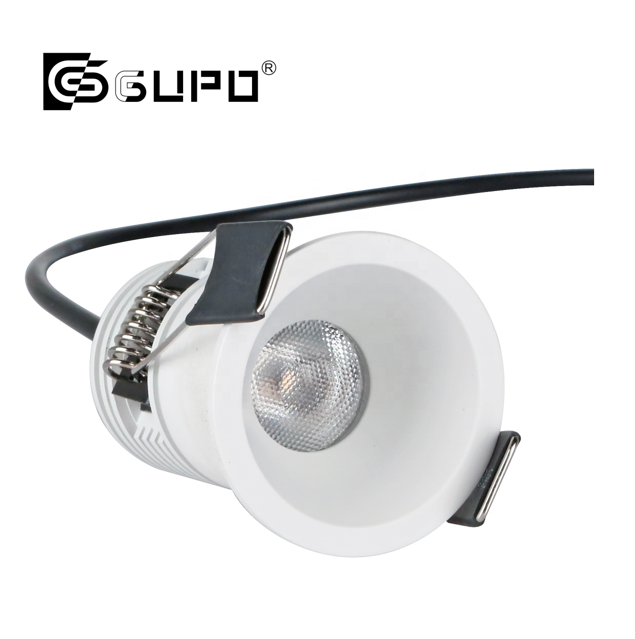 GUPO Factory Recessed IP65 3W Mini LED Spotlight IP44 Water Proof Shower Room Down Light 10 / 24 / 36 Degrees IP65 Lighting