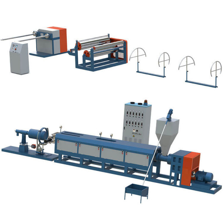 Pe Foam Net Fruit Cover Extruding Machine To Make Epe Foam Sponge Bag Net Production Line For Making Epe Foam