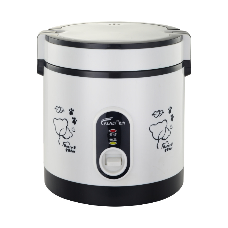 China supplier manufacturer non stick cooking pot electric mini rice cooker 12v 24v 1L