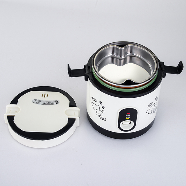 Mini 0.6L Multi-Function Cooker Travel Portable 304 Stainless Steel Steamer Smart Rice Cooker