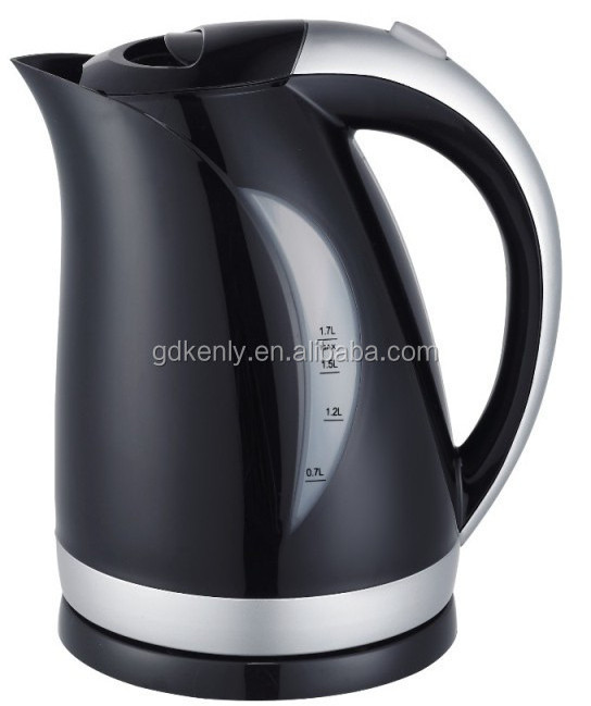 1.7L Black stainsteel electric water kettle