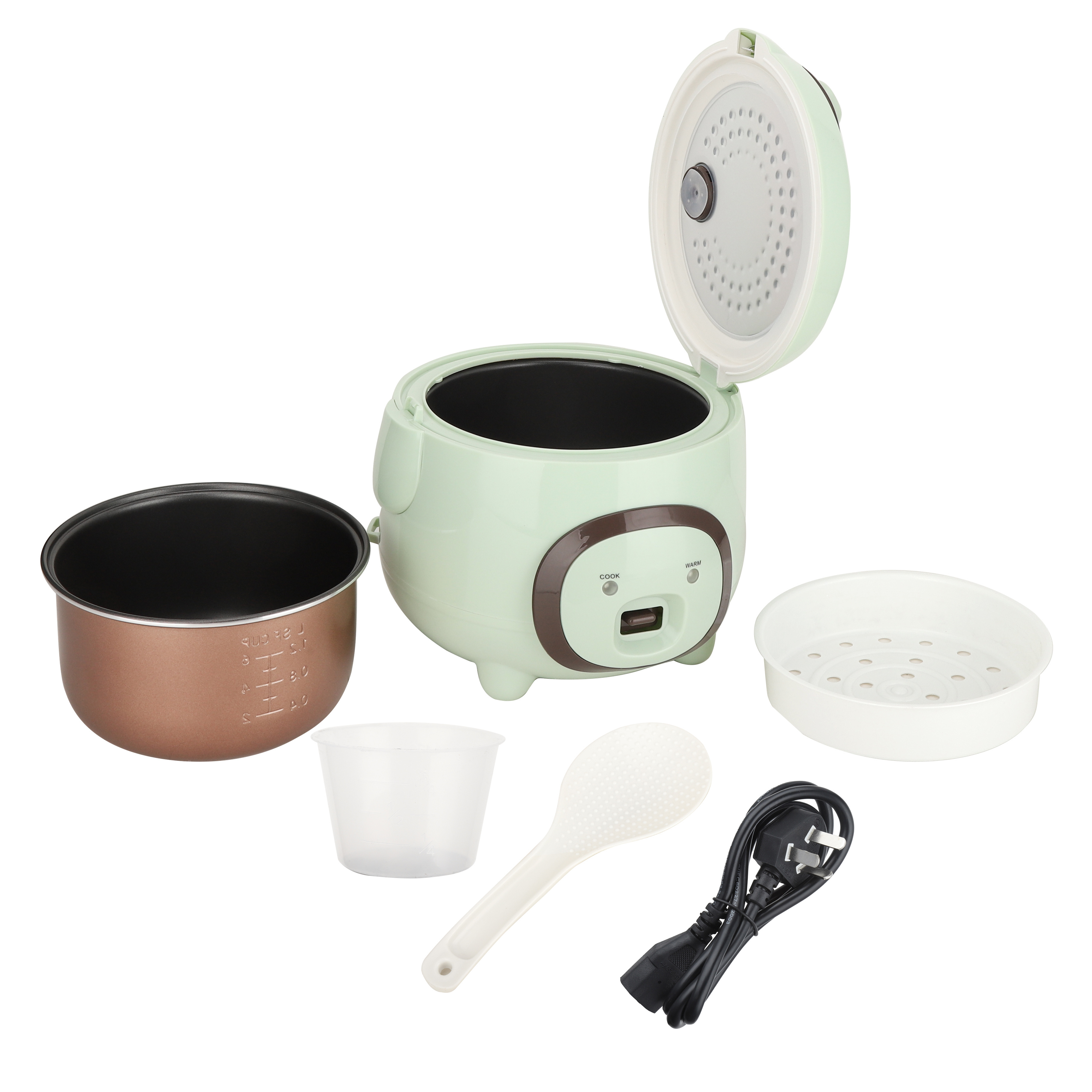 Plastic Housing 1.2L Smart Mini Rice Cooker For Korea Japan Market