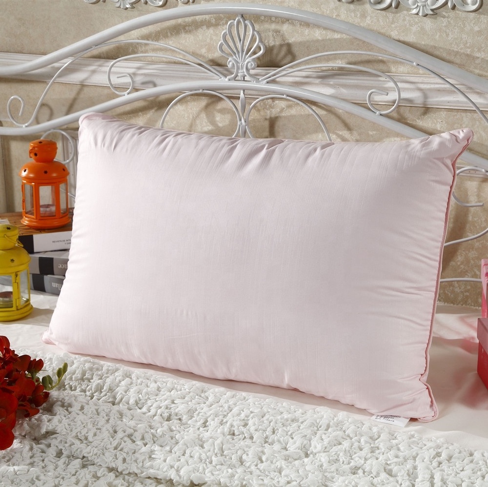 standard size 48x74cm 800g polyester fiber bed pillow for home