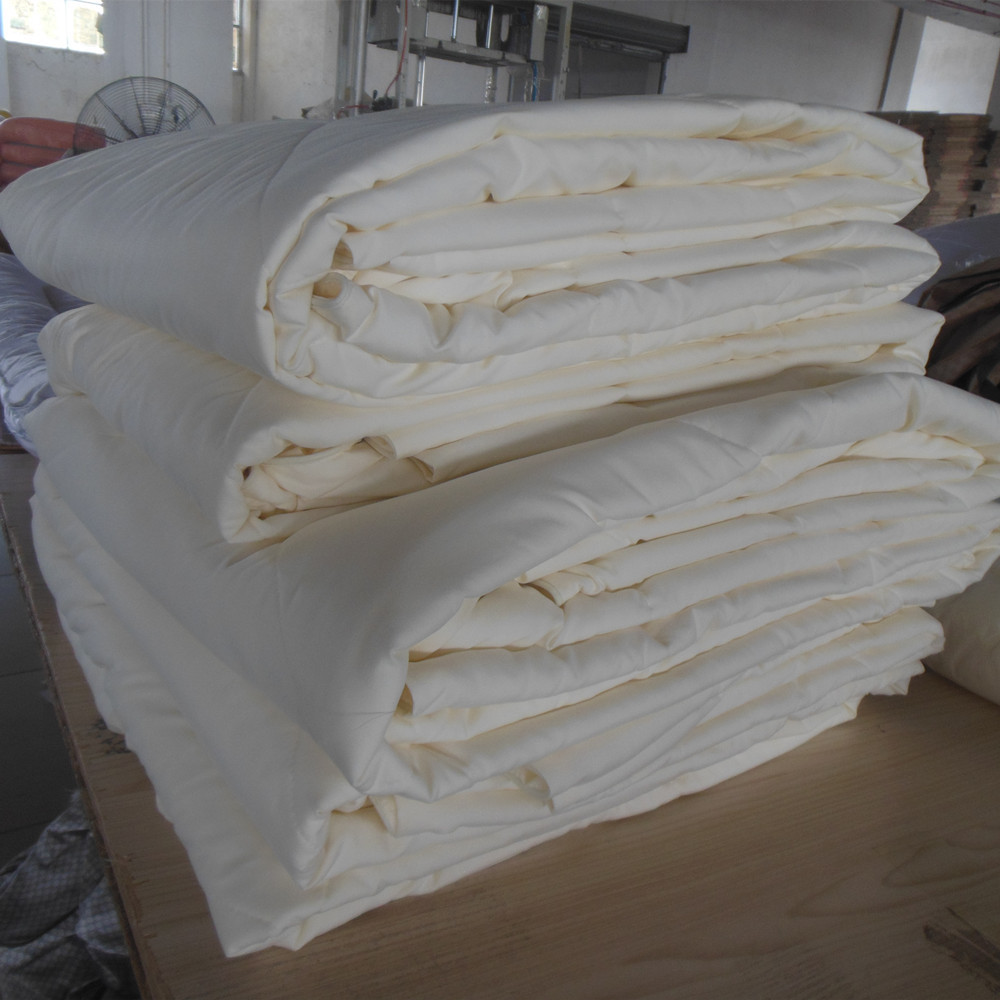 OEM Factory wholesale wool polyester fiber quilt wool duvet silk polyester fiber quilt