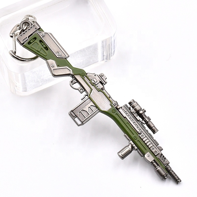 Hero G7 scouting gun gun mold Ape x shoot game character prop mini metal gun model keychain toys gift on stock