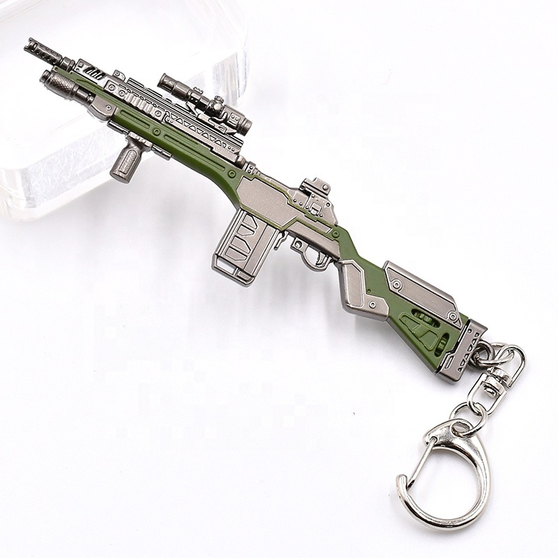 Hero G7 scouting gun gun mold Ape x shoot game character prop mini metal gun model keychain toys gift on stock