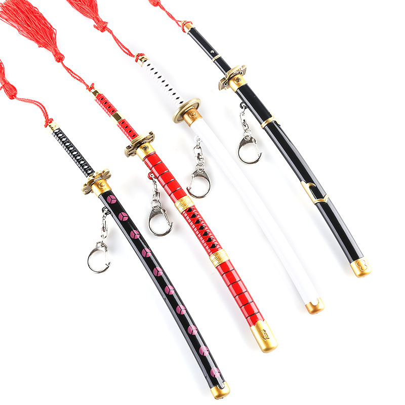 Luxury Gift or Collection Metal Sword model keychain of One Pieces From Manufacture