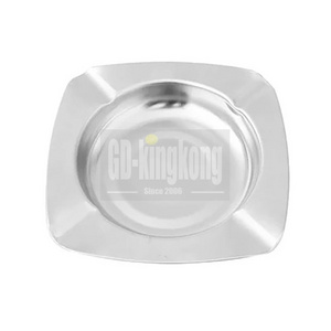 410 Hot sale Windproof smoking accessories southeast market low moq metal Stainless Steel Ashtray with custom logo