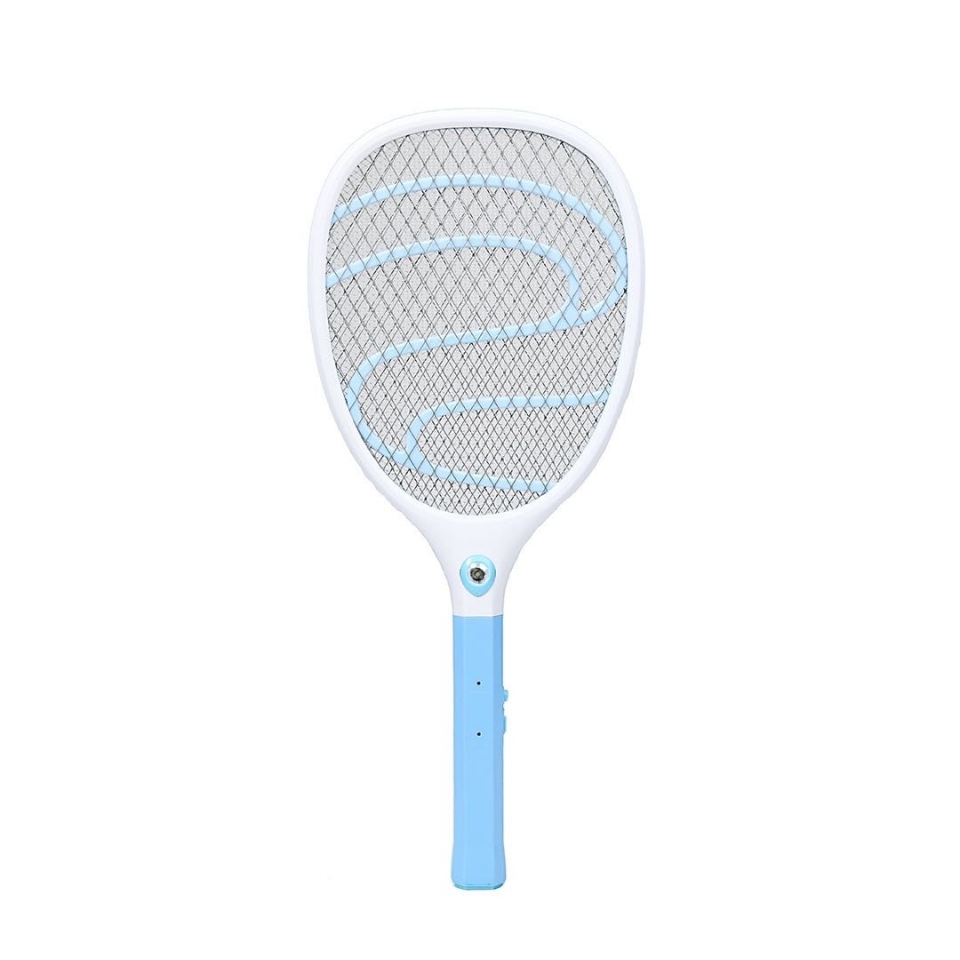 gdkk Eco-friendly moskito Fly Killer Portable rechargeable electric fly killer bat mosquito racket with torch led light