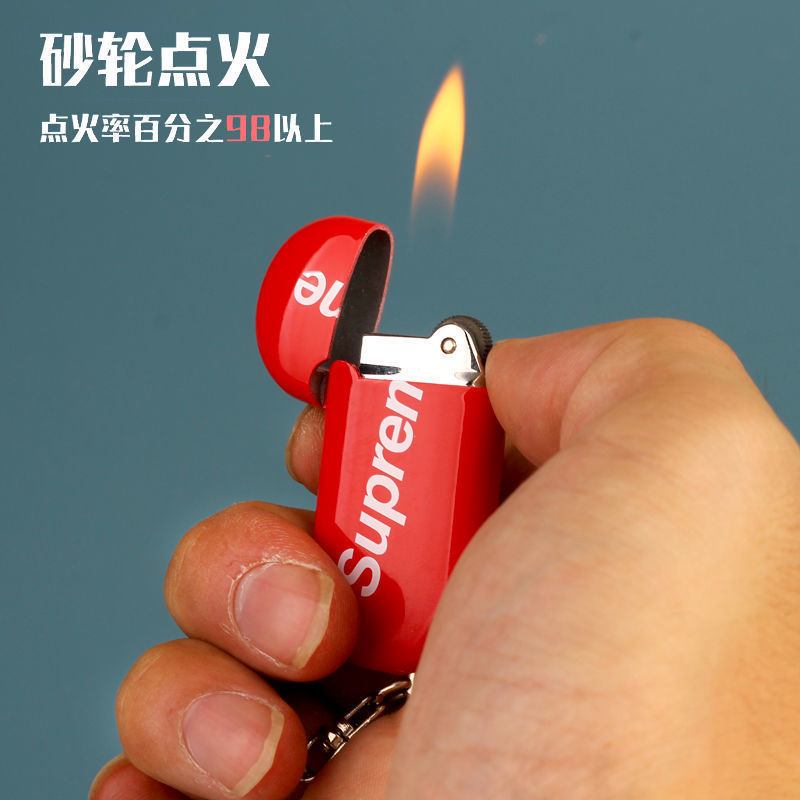 red white black hang sup mini Lighter Windproof Pink Flame Cute Lighter for Girls Dropshipping