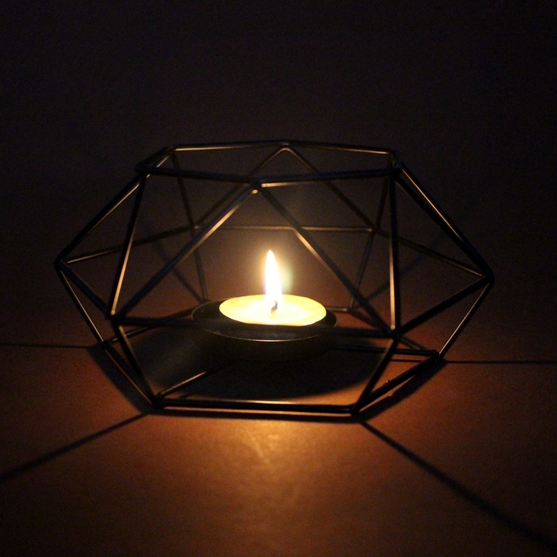 Geometric Elegant Tealight Holders, Centerpieces Home Decor, Ceremony and Anniversary Candle Holder