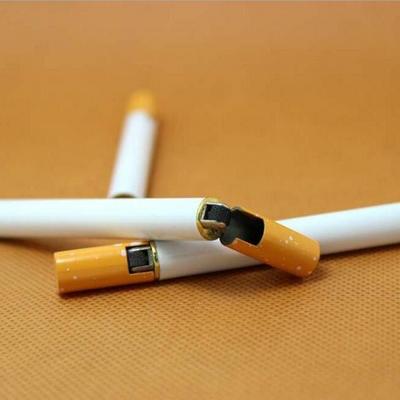 Creative cigarette model grinding wheel open fire MINI cigarette inflatable Cigarette Shaped Lighter