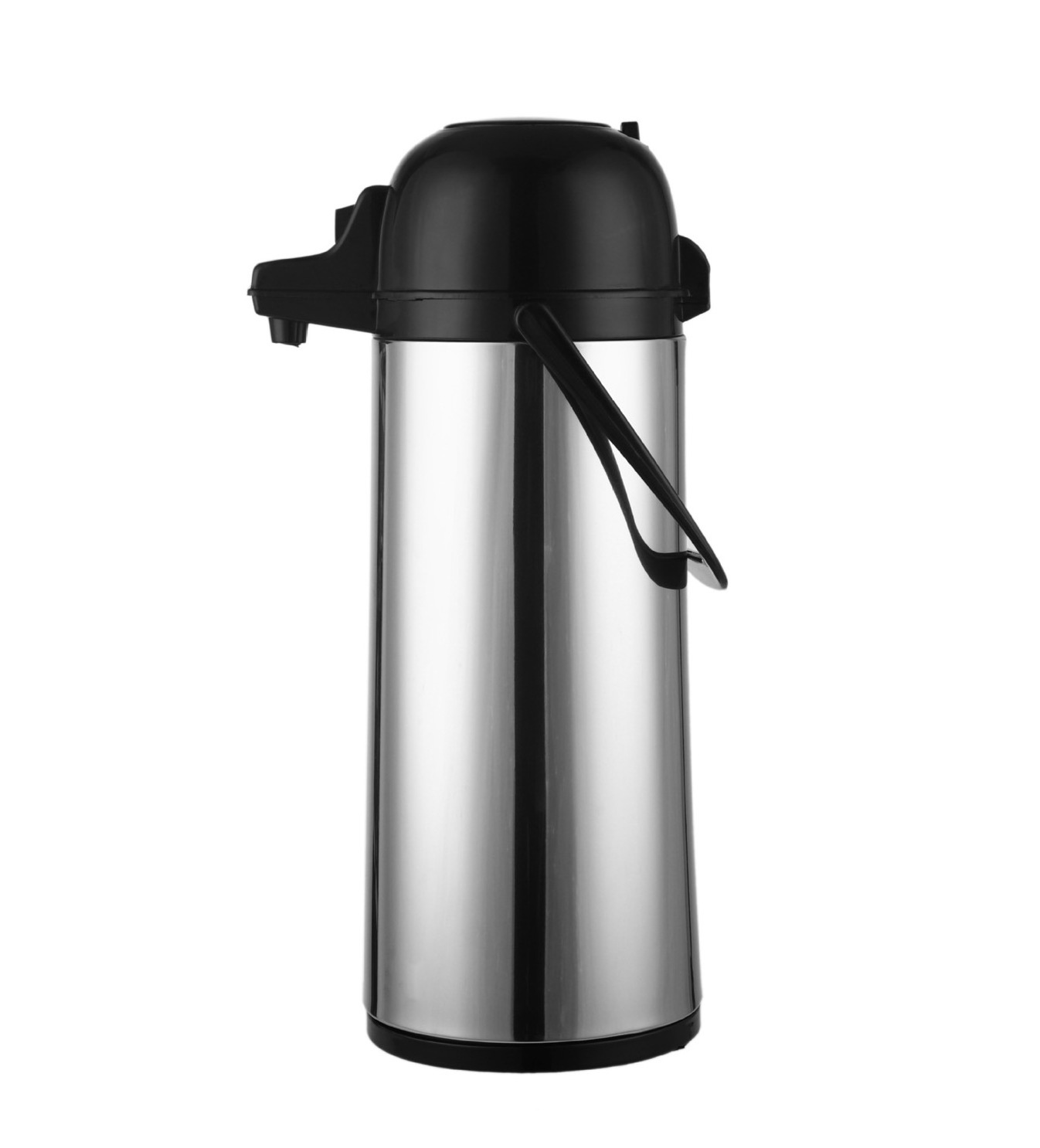 Pump Flask Thermos Air Pressure Coffee Pot Coffee Dispenser with Stainless Steel Carafe Double-Wall Vacuum Insulated Thermos