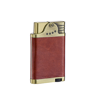 side windproof kerosene genuine kerosene gasoline cool creative side press automatic bouncing brass lighter