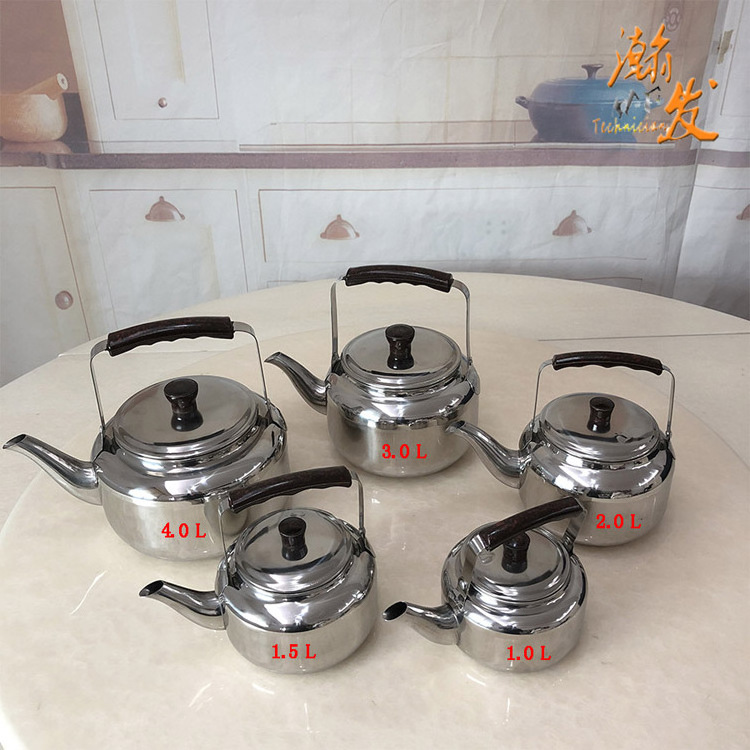 Restaurant Tea Utensils Cheap 3L Stainless Steel Whistling Water Kettle for Middle East market