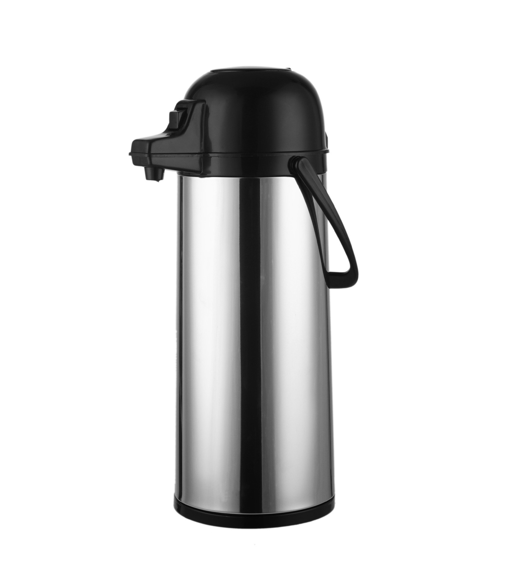 Pump Flask Thermos Air Pressure Coffee Pot Coffee Dispenser with Stainless Steel Carafe Double-Wall Vacuum Insulated Thermos