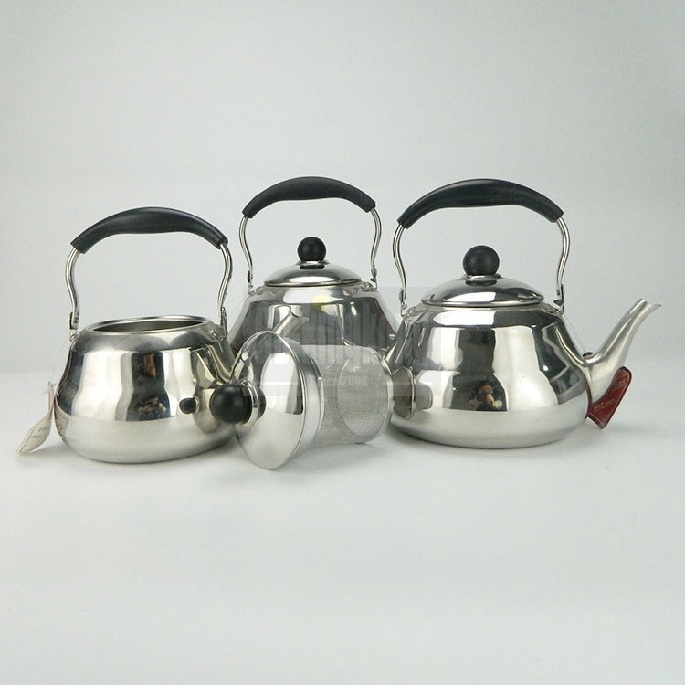 guangdong kingkong 2L  Cool Cute Modern Stainless Steel Kettle Tea Pot Tea Kettle Teapot for Electric or Gas Stove Top