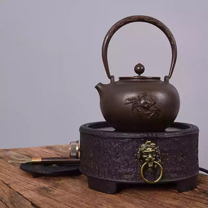 low moq Cast iron animal mouse tetsubin teapot,antique Chinese Traditional Cast Iron Kettle,Japanese Style Tea set