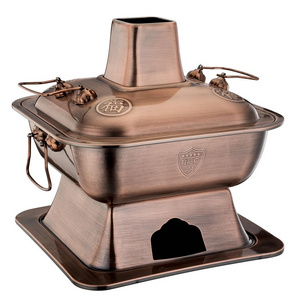 Chinese style copper plating charcoal hot pot
high-capacity stainless steel thai shabu shabu
hot pot with home restaurant