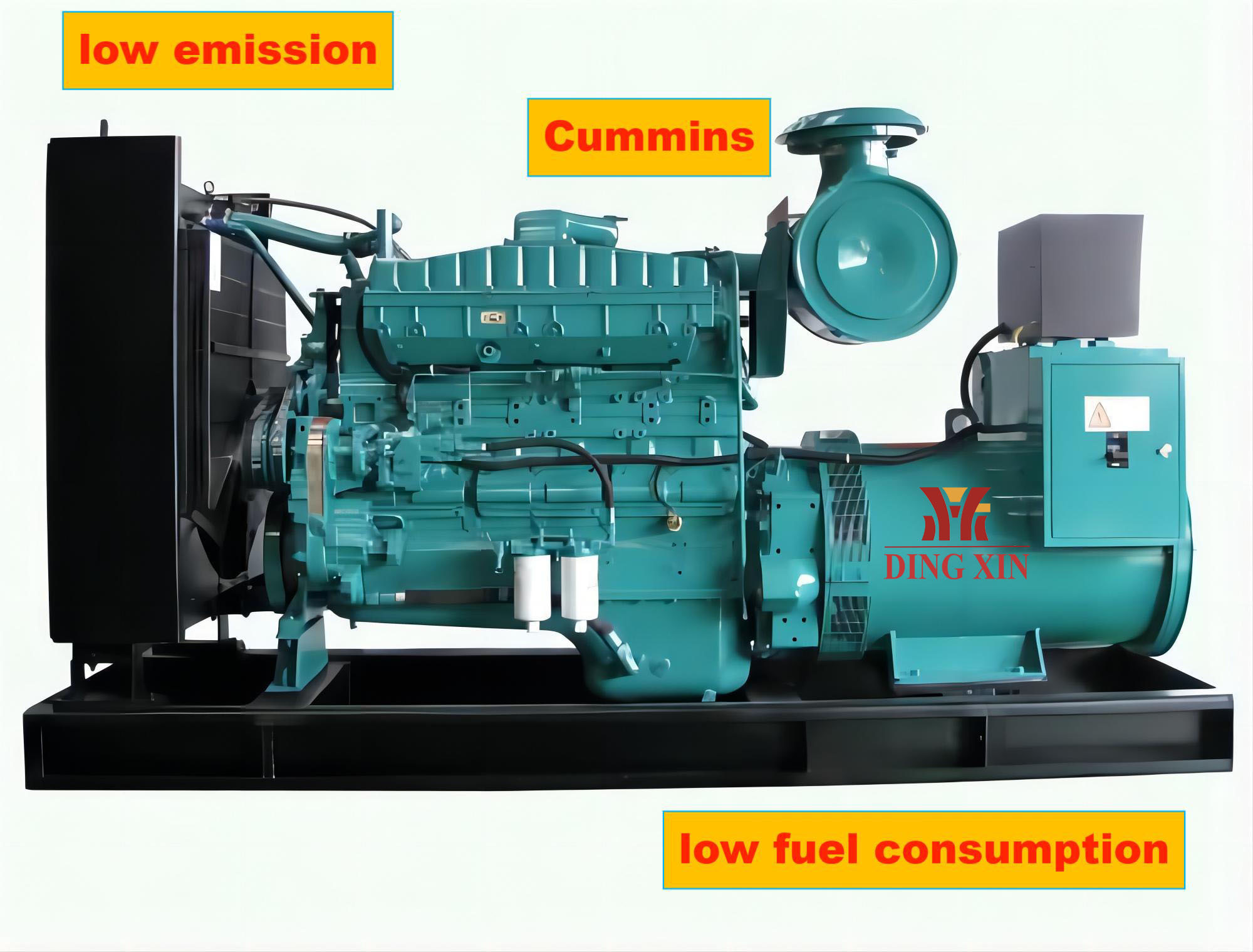 Diesel Gas Turbine Generators Portable  Home Use Silent With Cummins Engine  20KW-2200KW Customizable Power Station