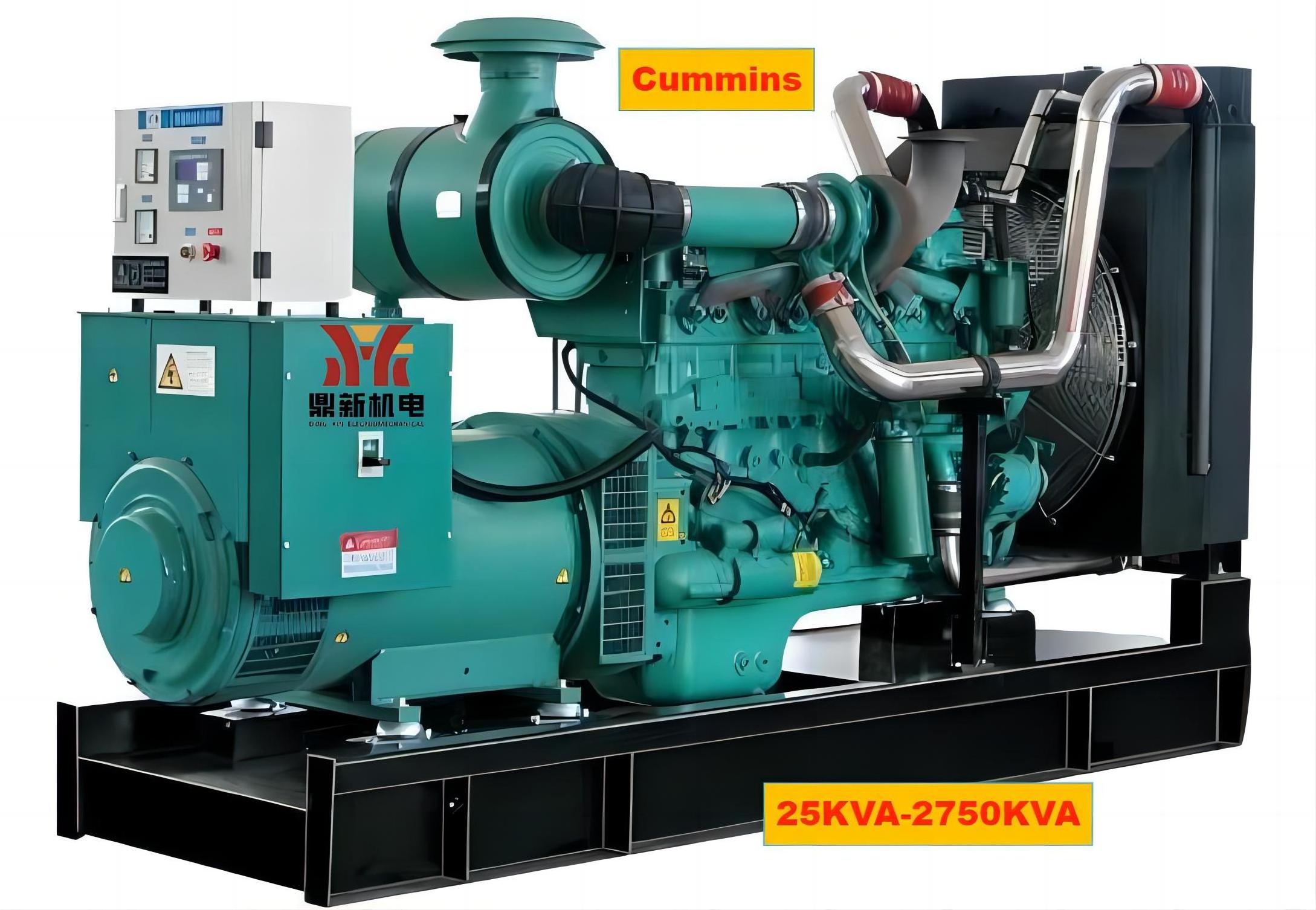 Diesel Gas Turbine Generators Portable  Home Use Silent With Cummins Engine  20KW-2200KW Customizable Power Station