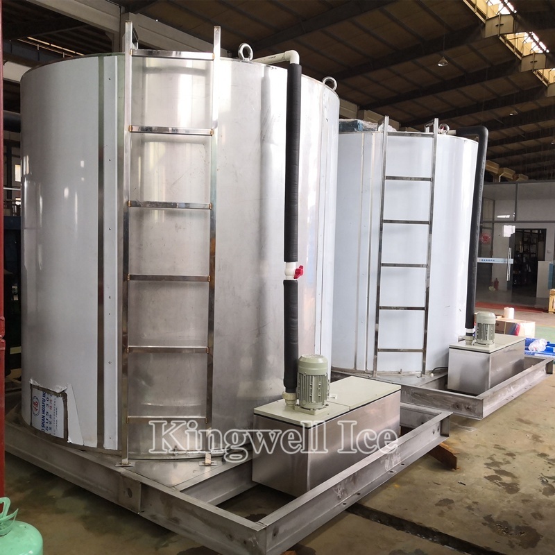 Salt water/seawater/marine flake ice machine used in fishing boat